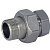 Соединитель латунь хром американка Ду 15 (1/2") прямой ВР/НР R18 Giacomini R18X003